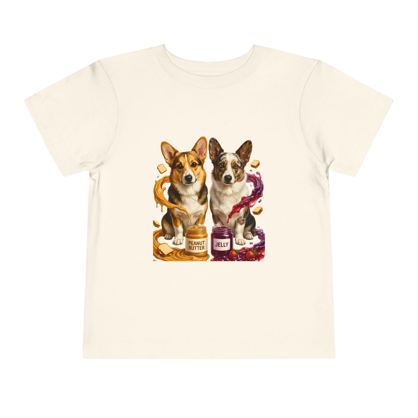 Corgi Kids T-Shirt - Peanut Butter & Jelly Toddler Tee