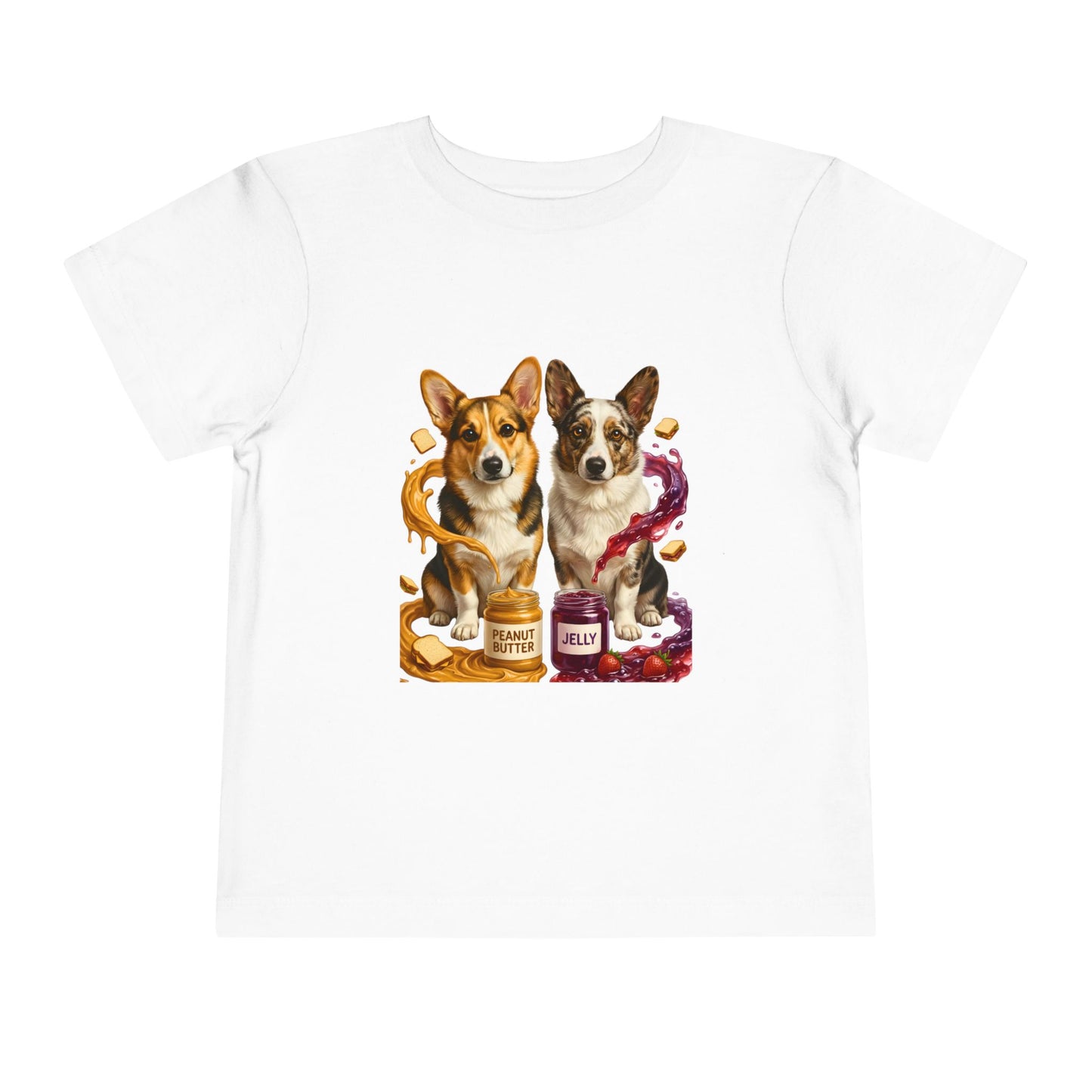 Corgi Kids T-Shirt - Peanut Butter & Jelly Toddler Tee