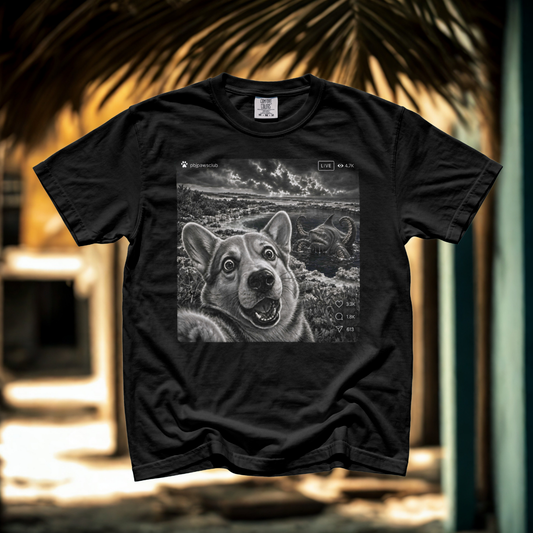 Personalized Lusca Corgi Shirt | Turks and Caicos Folklore Halloween Tee