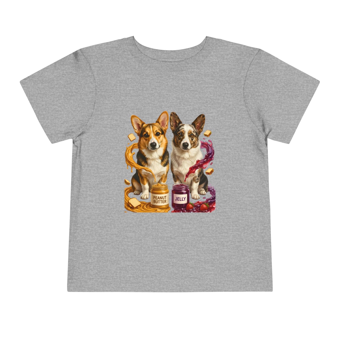 Corgi Kids T-Shirt - Peanut Butter & Jelly Toddler Tee