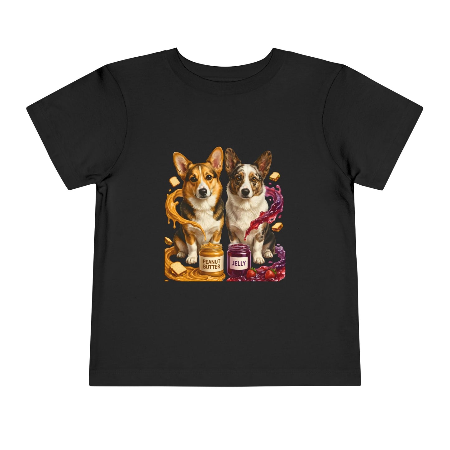 Corgi Kids T-Shirt - Peanut Butter & Jelly Toddler Tee