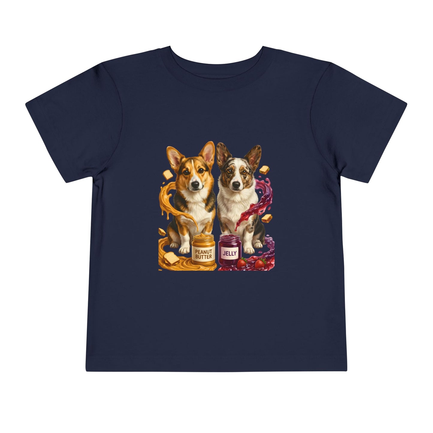 Corgi Kids T-Shirt - Peanut Butter & Jelly Toddler Tee